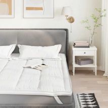 Protège-matelas blanc 140x200 cm