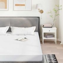 Protège-matelas blanc 160x200 cm imperméable