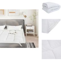 Protège-matelas blanc 200x220 cm - Protège-matelas - Housse De Matelas - Drap De Lit - Drap-housse