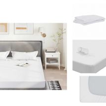 Vidaxl - Protège-matelas blanc 90x190 cm imperméable - Protège-matelas - Protège-matelas Imperméable - Drap De Lit - Drap-housse