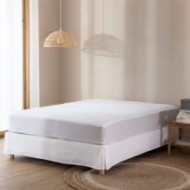 Protège matelas bouclette imperméable - bonnet 27 cm 120x200 - serenite