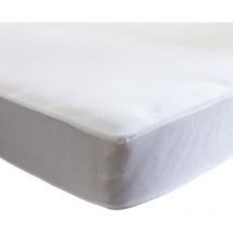 Protège matelas molleton 100% coton bio - bonnet 27 cm 90x200