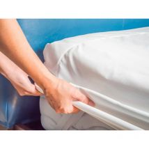 Protège matelas flanelle 180 x 200 cm king size / 100% coton