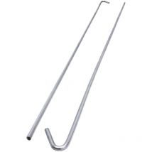 Protektor - Abhängedraht mit Haken für Abhänger Trockenbau 100 Stück, Silber, Zubehör Deckenprofile, Made in Germany - 500mm