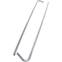 Protektor - Abhängedraht Mit Haken Für Abhänger Trockenbau 100 Stück, Silber, Zubehör Deckenprofile, Made In Germany - 375mm