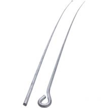 Fil de suspension avec œillet pour suspensions pour cloisons sèches 100 pièces, argent, accessoires pour profilés de plafond, Made in Germany