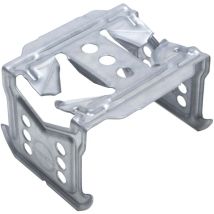 Protektor - Kreuzverbinder, Verbinder Für Deckenprofile 100 Stück, Für Cd-profil 60/27 Silber Zubehör Deckenprofile Trockenbau, Made In Germany