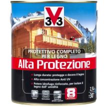 Protezione Completa Per Legno Alta Protezione Lt. 2,50 Castagno Scuro