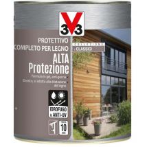 protettivo completo per legno alta protezione all' acqua, colore noce chiaro - 0,75 litri