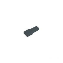 Protettore terminale femmina Faston 4,8 mm nero Ph1011