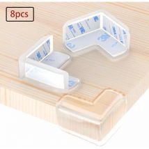 Jormftte - Protège-coins (paquet de 8) Protège-coins transparents Gel antiadhésif élevé Meilleurs protecteurs de coins pour bébé Protège les