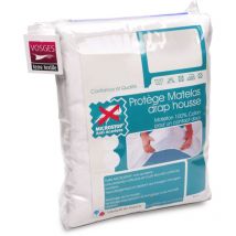 Protège matelas absorbant antonin Bonnet de 30 cm 160x210 cm