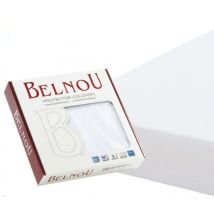 Miroytengo - Protège-matelas Altea imperméable et respirant, 100% coton naturel, blanc, lit 160 x 190/200 cm de 160 cm