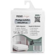 Protège matelas ultra imperméable, anti-acariens – Couvre matelas – Bonnet 30 cm - 200x160cm.