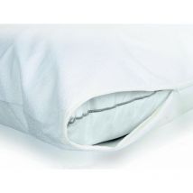 Protège oreiller coton Imperméabilisé - Blanc - 50 x 70 cm