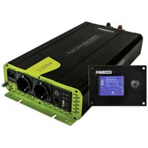 Prouser - Inverter PSI1500TX 1500 w 12 v - 230 v/ac incl. Telecomando, Funzione ups, Circuito prioritario di rete