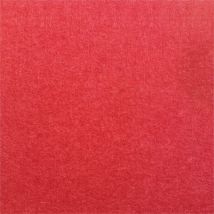 Jangal - proviston Akustik Wandpaneele 520 x 520 x 6 mm Red Uni Paneel Filz aus recyceltem pet Einfarbig Rot Modulare Wandpaneele Nachhaltig Natürlich