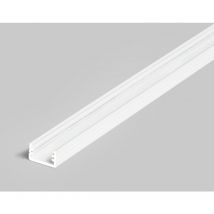 Proviston - led Aluminiumprofil 12.2 x 7 x 2000 mm Weiss Indirekte Beleuchtung Led-Beleuchtung