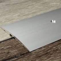 Proviston - Bergangsprofil Aluminium Eloxiert Bronze Hell Breite 58 Mm Höhe 4 Mm Länge 1000 Mm Seitlich Gebohrt Übergangsschiene Übergangsleiste 