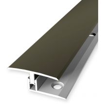Proviston - bergangsprofil Laminatausgleich Breite: 31.5 mm Höhenausgleich: 7 - 12 mm Länge: 1000 mm Aluminiumprofil Bronze 1 Stück