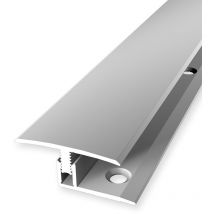 PROVISTON Übergangsprofil Laminatausgleich Breite: 31.5 mm Höhenausgleich: 7 - 12 mm Länge: 1000 mm Aluminiumprofil Silber 1 Stück