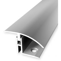 Proviston - bergangsprofil Parkettausgleich Breite: 39 mm Höhenausgleich: 17 - 22 mm Länge: 1000 mm Aluminiumprofil Silber 1 Stück