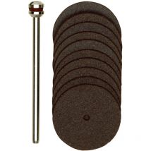 Proxxon - Trennscheiben, ø 22 mm, 10 Stück + 1 Träger - 28810