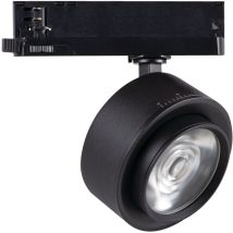 Kanlux - Proyector led en carril – 18W – Negro – Orientable – Blanco caliente –