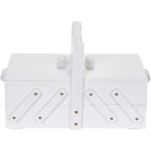 612579 - Scatola da cucito in legno s, colore: Bianco - Prym