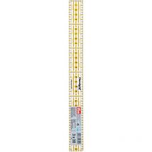 Righello Universale 3 x 30 cm Omnigrid Ruler, Transparent, Black, Yellow - Prym