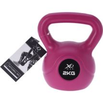 Pesa Kettlebell 2 Kg Rosa Xqmax