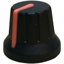 49009-OR 49009-OR Tête de bouton rotatif avec pointeur noir, orange (ø x h) 18.8 mm x 15.24 mm 1 pc(s) D697931 - PSP