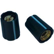 PSP S100-400-1 S100-400-1 Manopola rotativa Nero (Ø x A) 10 mm x 13.5 mm 1 pz.