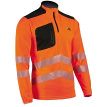 PSS - Funktionsshirt / Warnschutz Funktionsshirt X-treme Skin langarm Orange/Schwarz Gr. l - Orange/Schwarz