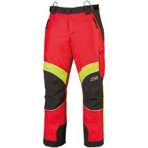 PSS Regenhose wasserdicht / Outdoorhose X-treme Rain Rot/Gelb Größe XL