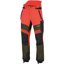 Pss - Schnittschutzhose X-treme Breeze Neonrot/grün Größe 50