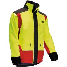 Regenjacke wasserdicht X-treme Rain Gelb/Rot Größe xl - PSS