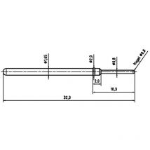 Hartmann 2021-D-1.5N-AU-0.8 Präzisionsprüfstift - PTR