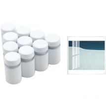 Publicité Vis Verre Standoff Miroir Clips Fixations Boulons - 12pcs Entretoise pour Enseigne, Entretoise pour Support D'enseigne Entretoise à vis