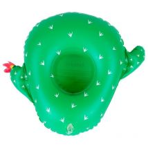 Posavaso inflable para la piscina o la playa - Cactus 28x23cm