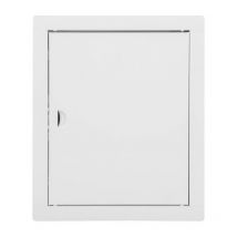 Materiauxbrico.com - Puerta de inspección metálica blanca 20x25 cm: discreción y funcionalidad en un diseño elegante