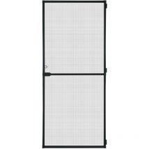 Schellenberg - puerta mosquitera abatible action antracita 100x210cm