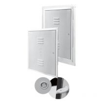 No Brand - Puerta para contador electrónico de gas marco: chapa galvanizada - puerta: abs sport.cont.uni gas 9036 galvanizado h 60 x a 45 x