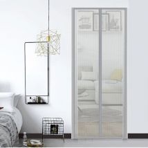 Shmshng - Puertas con mosquitera magnética, elegante cortina antimosquitos, ideal para puertas y patios, evita el paso de mosquitos y otros bichos
