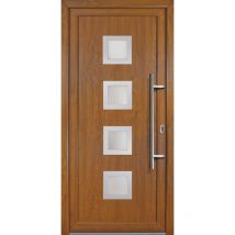 Meeth - Puertas de casa exclusivo modelo 84, dentro: golden oak, fuera: golden oak ancho: 108cm, altura: 200cm chapa derecha