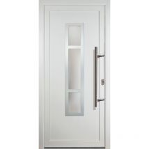 Puertas de casa exclusivo modelo 87, dentro: blanco, fuera: blanco ancho: 108cm, altura: 208cm chapa derecha