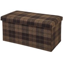 Pouf Bauletto Pieghevole in MDF – 76 x 38 x 38 cm – Arredo Casa