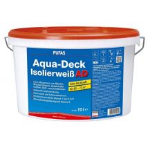 Pufas - Aqua-Deck Isolierweiß 12,5 Liter 14205000