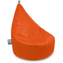Happers - Puff Butaca Polipiel Naranja Infantil