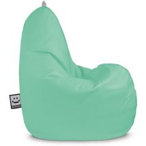 Happers - Pouf Relax Similicuir Menthe xl Menthe